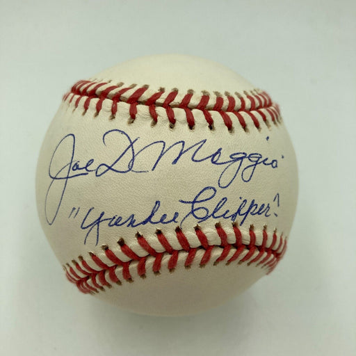 Mint Joe Dimaggio "Yankee Clipper" Signed American League Baseball #41/41 JSA