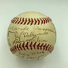 Beautiful 1941 Chicago Cubs Team Signed NL Baseball With Wimpy Quinn JSA COA