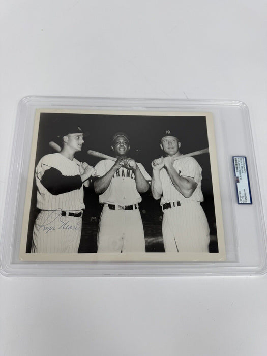 Roger Maris Signed 1961 All-Star Game 8x 10 Photo PSA DNA