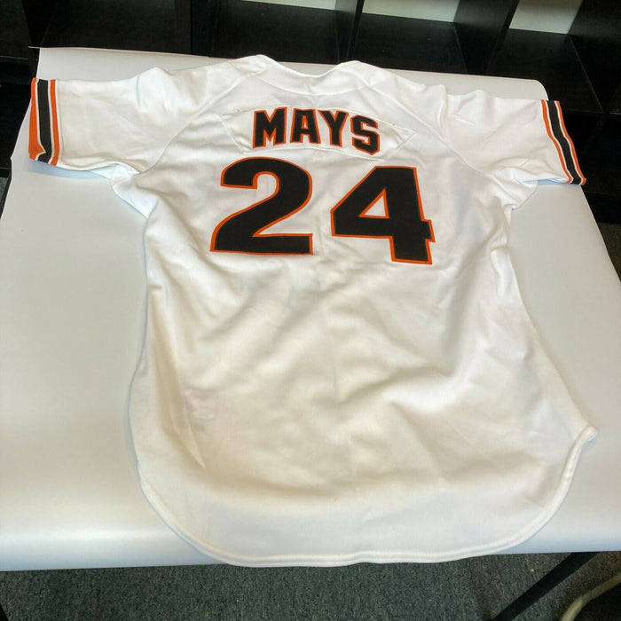 Willie Mays Signed San Francisco Giants 1989 Game Issued Jersey JSA COA