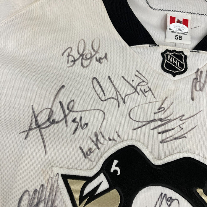 Sidney Crosby Rookie 2005-06 Pittsburgh Penguins Team Signed Game Jersey JSA COA