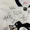 Sidney Crosby Rookie 2005-06 Pittsburgh Penguins Team Signed Game Jersey JSA COA
