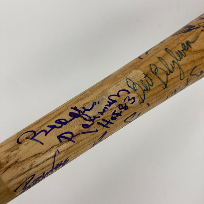 Hall Of Fame Multi Signed Baseball Bat 57 Sigs Kirby Puckett Gary Carter PSA DNA