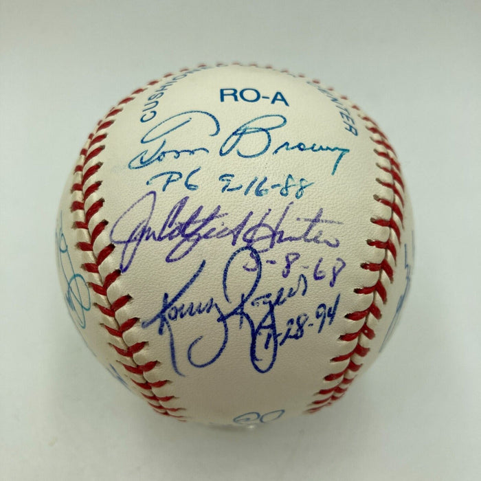 Sandy Koufax Randy Johnson Perfect Game Pitchers Signed Baseball 13 Sigs PSA DNA