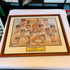 Beautiful Gold Glove Winners Club Signed Large Lithograph With Gary Carter