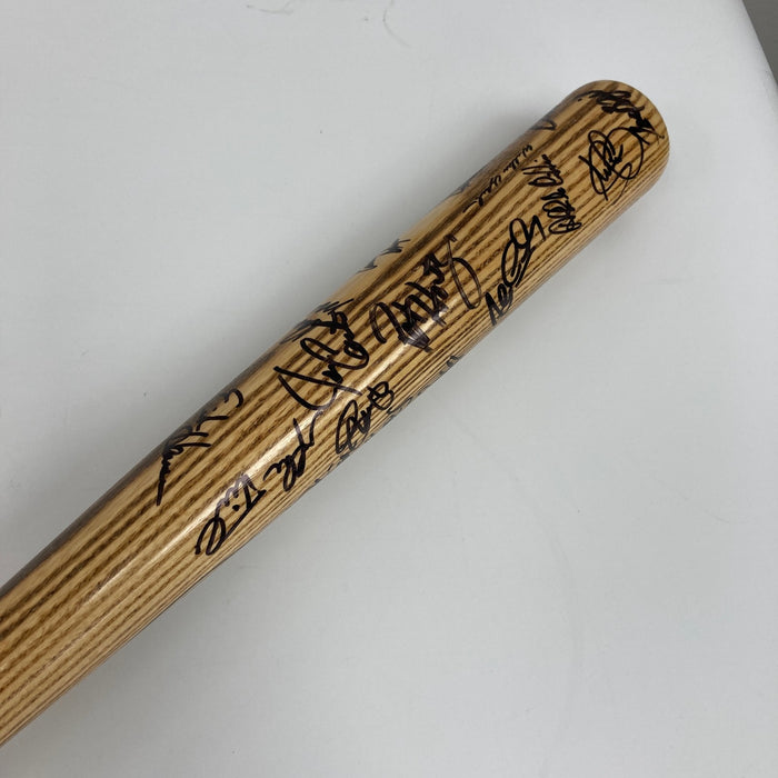 1997 Toronto Blue Jays Team Signed Baseball Bat Roger Clemens 25+ Sigs JSA