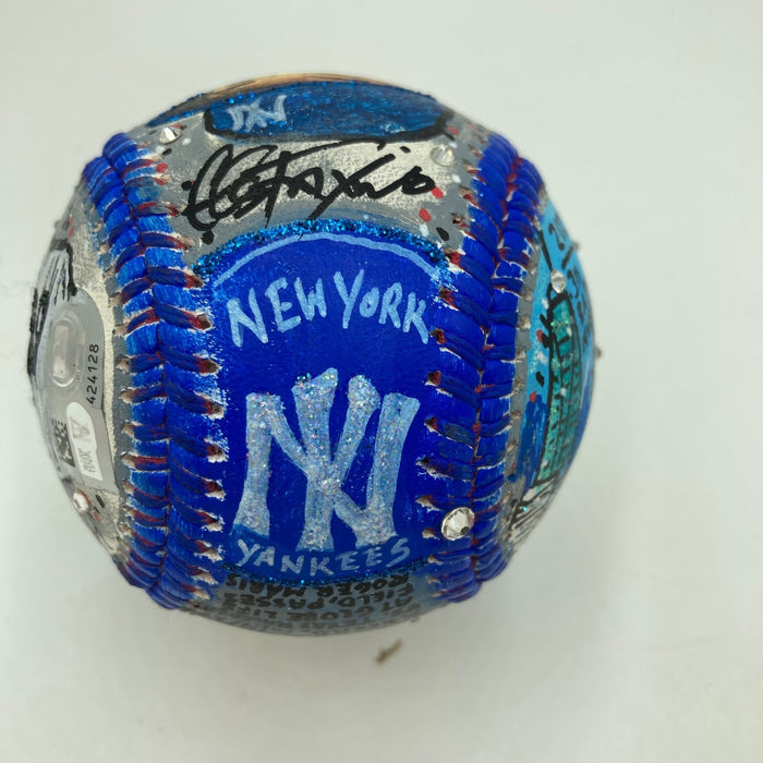 Aaron Judge Signed Charles Fazzino Hand Painted Pop Art Baseball MLB & Fanatics