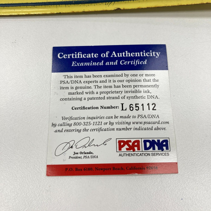 Gene Sarazen Signed Florida License Plate PGA Golf PSA DNA COA