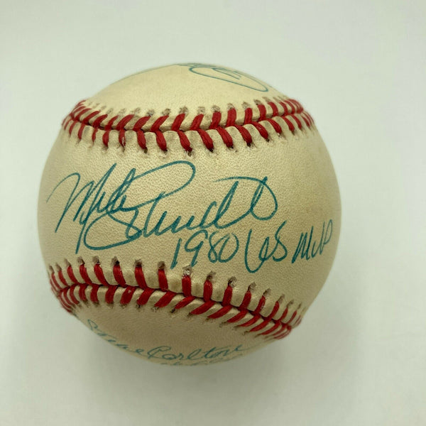 1980 Philadelphia Phillies World Series Champs Multi Signed Baseball PSA DNA