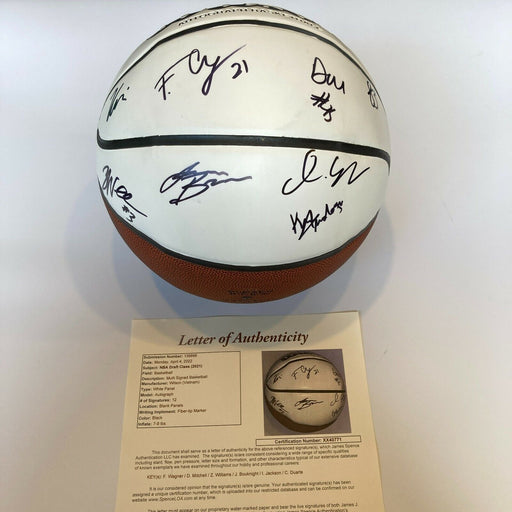 2021 NBA Draft Class Rookies Multi Signed Basketball 12 Sigs JSA COA