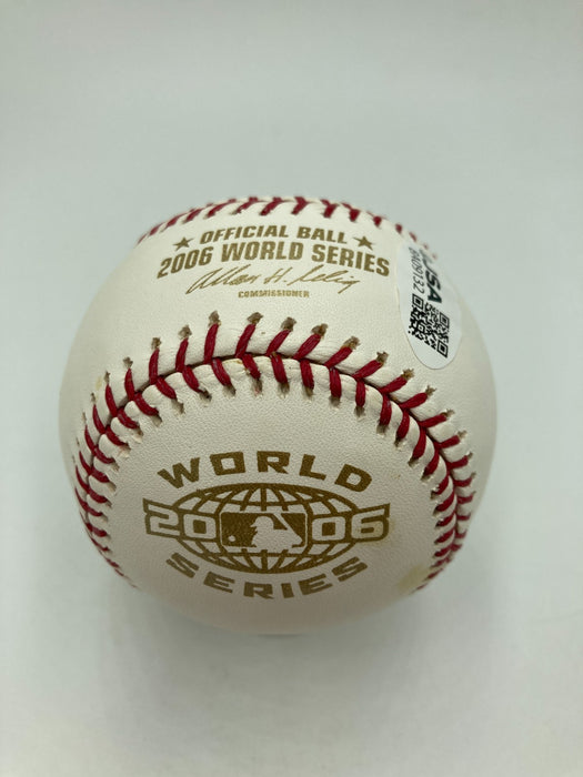 Bob Seger Single Signed Official 2006 World Series Baseball JSA COA RARE