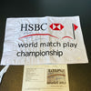 Tiger Woods Signed HSBC World Match Play Championship Flag With JSA COA