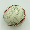 Rare 1970 Chicago Bears NFL Team Signed American League Baseball 25 Sigs JSA COA