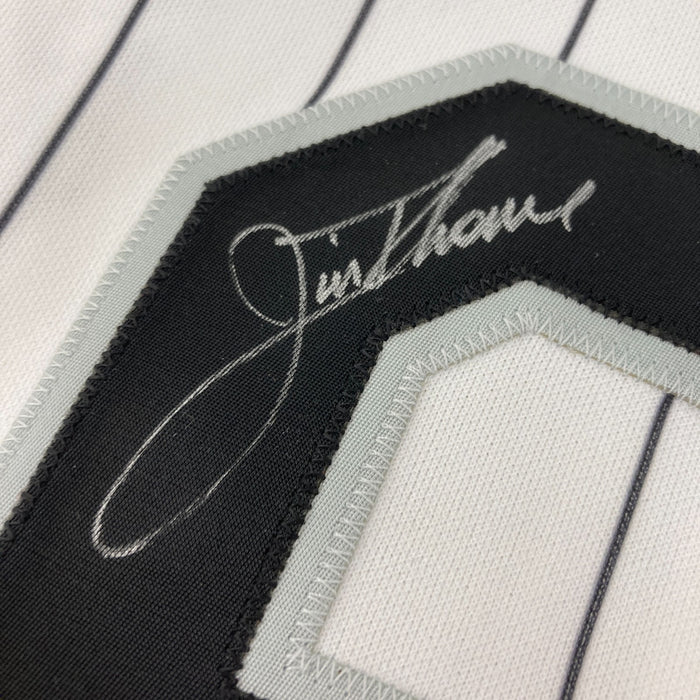 Jim Thome Signed 2005 Chicago White Sox World Series Majestic Jersey JSA COA