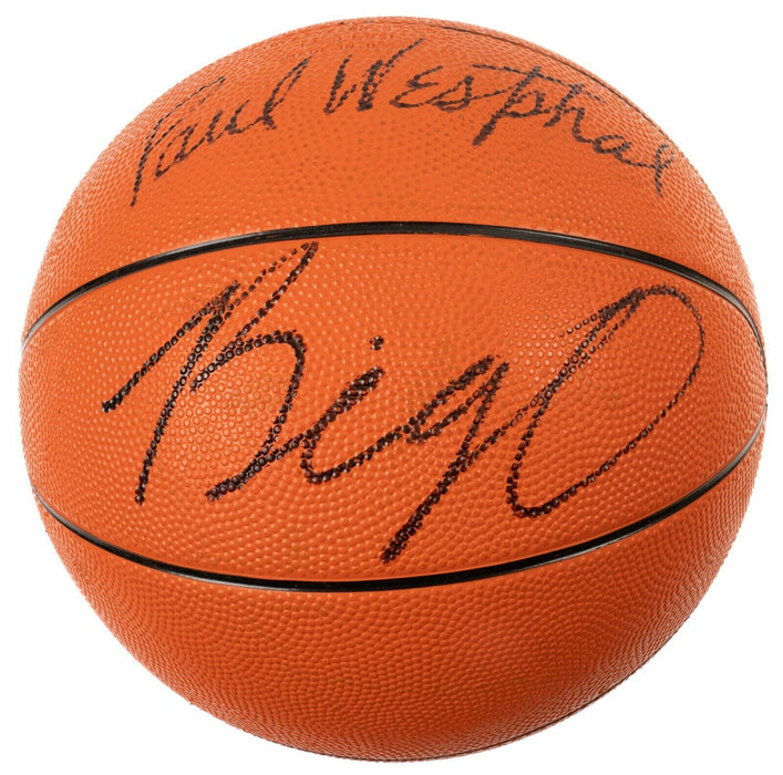 Oscar Robertson Dr. J All Star Game Highest Scoring Ave Signed Basketball PSA