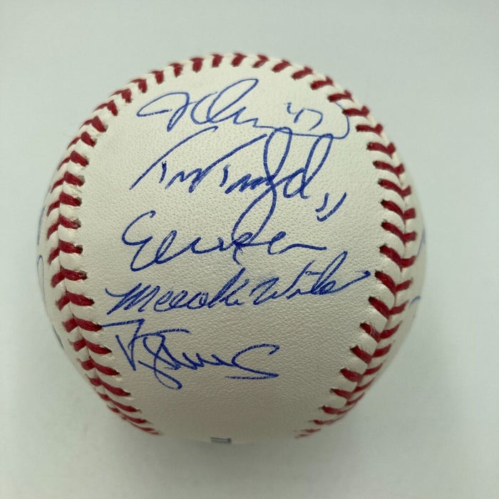 1986 New York Mets World Series Champs Team Signed Major League Baseball JSA COA