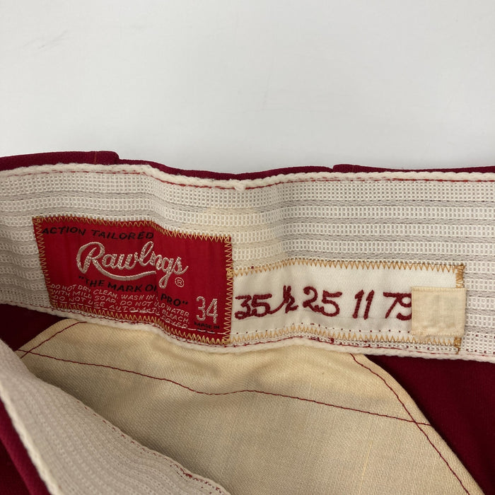 Tim McCarver 1979 Saturday Night Special Phillies Game Used Jersey MEARS A10