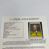 1941 Play Ball Joe Dimaggio Signed Porcelain Baseball Card JSA COA Auto