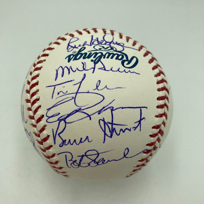 1986 Boston Red Sox AL Champs Team Signed Major League Baseball JSA COA