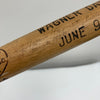 Honus Wagner Signed Louisville Slugger Honus Wagner Day Mini Baseball Bat BAS