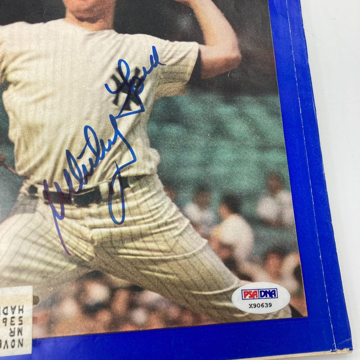 Whitey Ford Signed 1963 Sports Illustrated Magazine PSA DNA Certified
