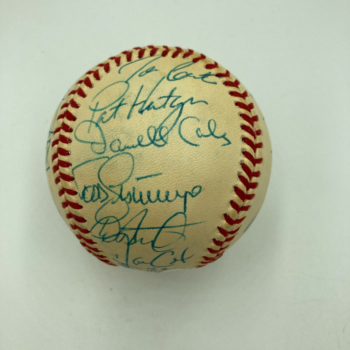 1993 Toronto Blue Jays World Series Champs Team Signed Baseball JSA COA