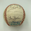 Beautiful 1975 All Star Game Team Signed Baseball Thurman Munson JSA COA