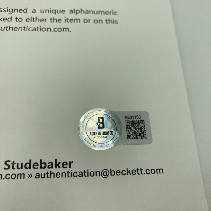 Ringo Starr Beatles Single Signed American League Baseball Beckett COA