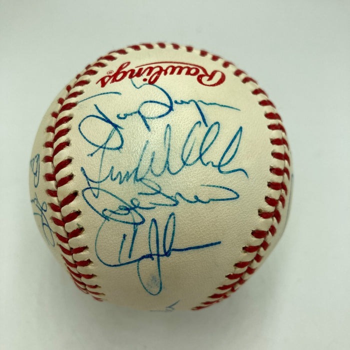 1989 All Star Game Team Signed Baseball Tony Gwynn Beckett COA
