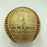 1952 New York Yankees World Series Champs Team Signed Baseball Mickey Mantle JSA