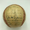 1952 New York Yankees World Series Champs Team Signed Baseball Mickey Mantle JSA