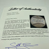 Babe Ruth Single Signed 1927 American League Baseball PSA DNA COA