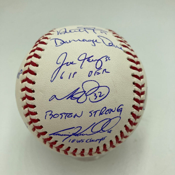 2018 Boston Red Sox World Series Champs Team Signed Baseball Fanatics 17/18
