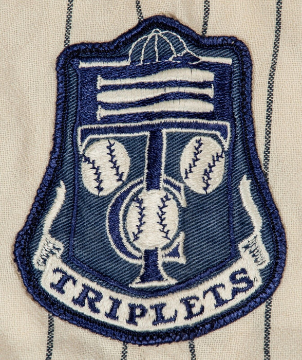 1949 Whitey Ford Signed Binghampton Yankees Minor League Game Used Jersey JSA