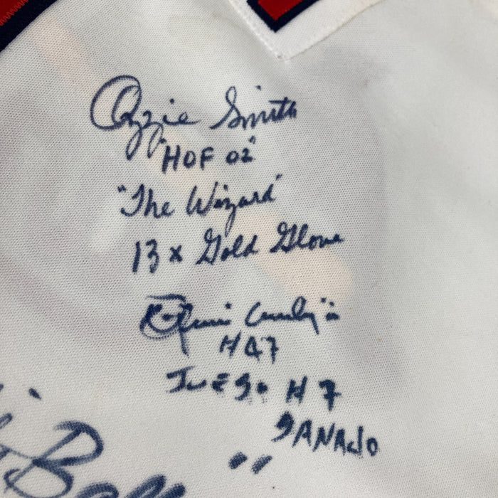 1982 St Louis Cardinals World Series Champs Team Signed Rawlings Jersey JSA COA