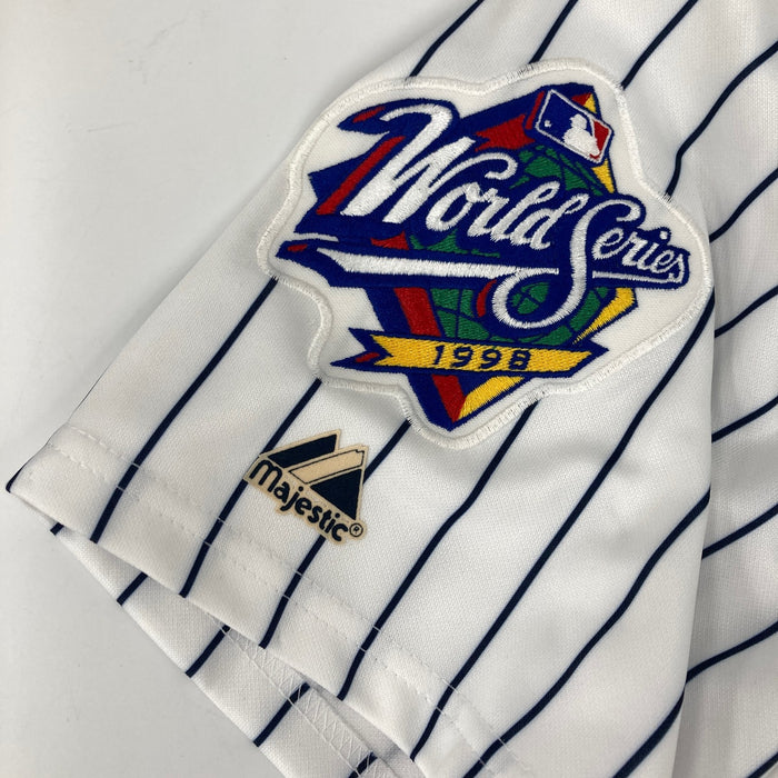 Derek Jeter Signed Authentic 1998 New York Yankees World Series Jersey Steiner