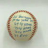 Rare Tom Seaver Signed Heavily Inscribed Career STAT Baseball With RJ COA