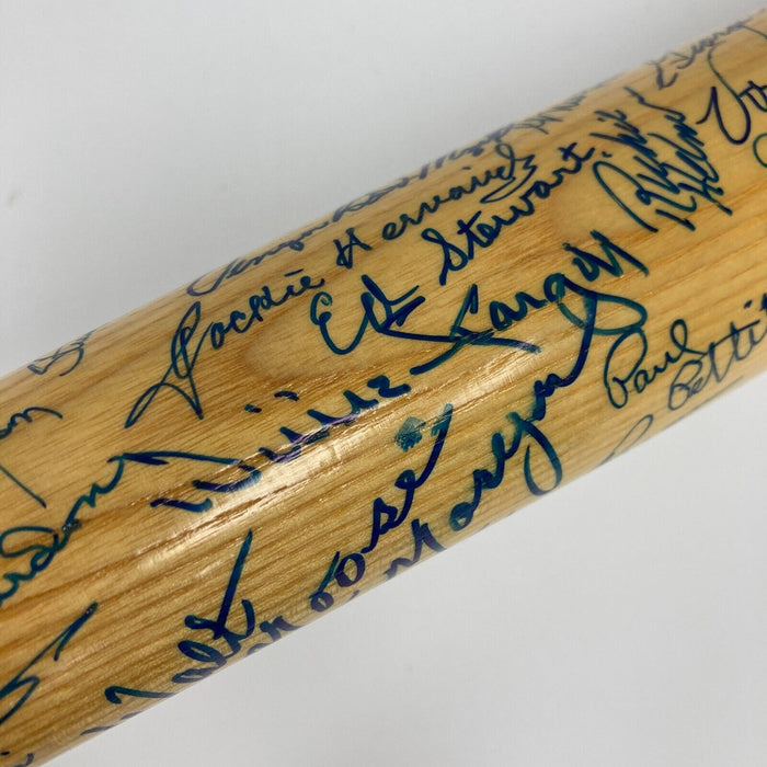 Pittsburgh Pirates Hall Of Fame & Legends Signed Bat 84 Sigs! Beckett COA