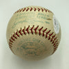 Casey Stengel & Yogi Berra Signed 1959 American League Harridge Baseball JSA