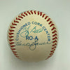 1953 New York Yankees World Series Champs Team Signed Baseball Mickey Mantle JSA