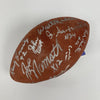 1968 New York Jets Super Bowl Champs Team Signed Wilson Football Beckett COA