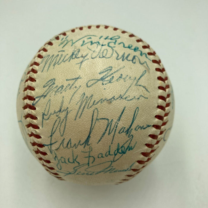 Ted Williams 1957 Boston Red Sox Team Signed Official American League Baseball