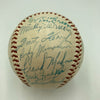 Ted Williams 1957 Boston Red Sox Team Signed Official American League Baseball