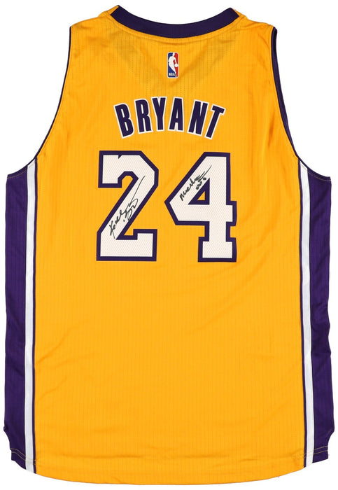 Kobe Bryant  "Mamba Out" Signed Authentic Adidas Los Angeles Lakers Jersey JSA