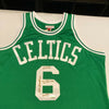 Bill Russell Signed Heavily Inscribed STATS Boston Celtics Jersey With JSA COA