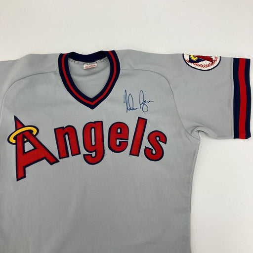 Nolan Ryan Signed Vintage Rawlings California Angels Jersey Beckett Certified