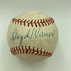 Beautiful Lloyd Waner Single Signed Baseball Rare Ballpoint Autograph PSA DNA