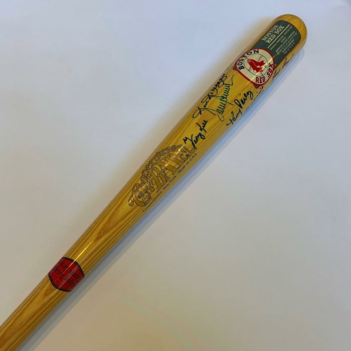 Boston Red Sox HOF Legends Signed Cooperstown Bat 11 Sigs W/ Tom Seaver JSA COA