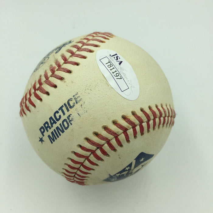 Gary Sanchez Pre Rookie Signed Game Used Minor League Baseball With JSA COA