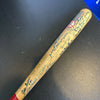 Beautiful New York Yankees HOF Legends Signed Baseball Bat With 50 Sigs! JSA COA